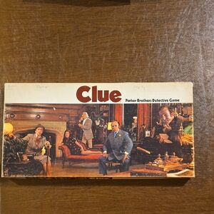 Vintage CLUE Mystery Detective Board Game - 1973